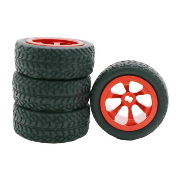 4x Crawler Tires＆Wheel 1.18inch for Wltoys 1:28 Scale K969 K979 P929 P