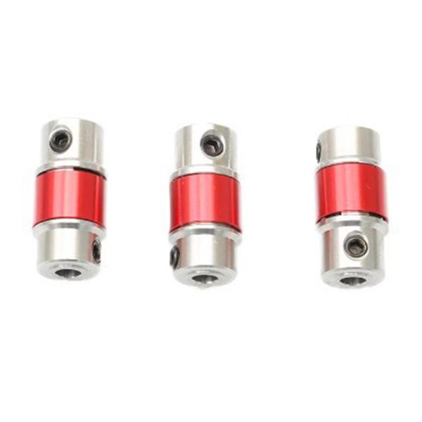 金属製ユニバーサルジョイント、RC電動ボート用ユニバーサルフィッティングアクセサリー4x5mm