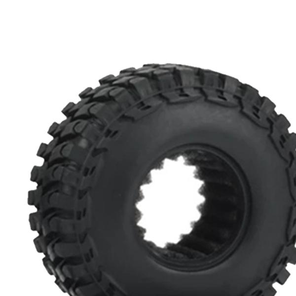 4 /アキシャルSCX241 / 24オフロードクローラーカーアクセサリー用ゴムタイヤセット