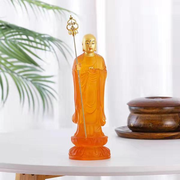 瞑想の装飾のための樹脂琥珀仏教像観音菩薩像｜stk-shop｜02