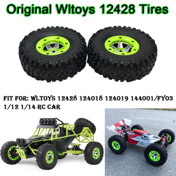 RCカータイヤ1/12アクセサリー車の部品Wltoysの車の趣味12428男の子2左