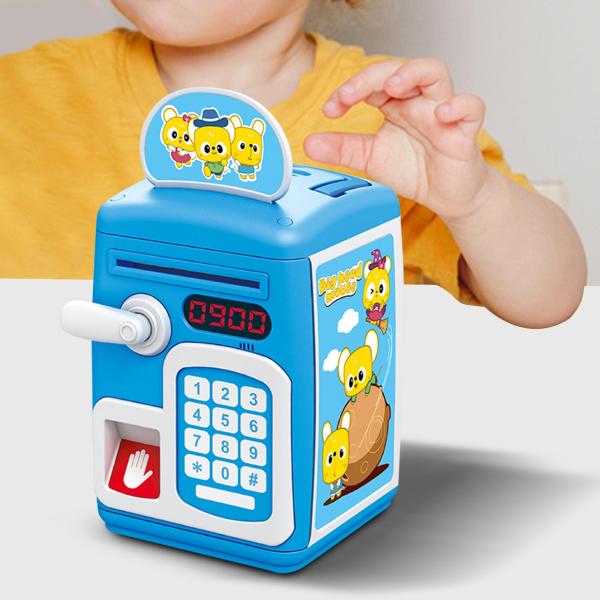 子供のための音楽自動ATM貯金箱おもちゃが付いているプラスチック電子貯金箱｜stk-shop｜03