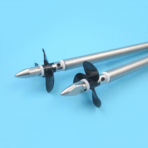 RCボートシャフトドライブシャフト、RCボートモデル用プロペラ付き10x5cm 3.0mm