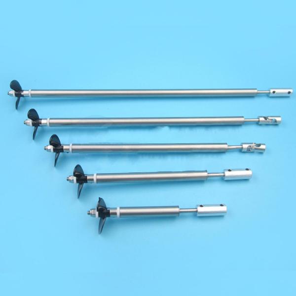RCボートシャフトドライブシャフト、RCボートモデル用プロペラ付き10x5cm 3.0mm