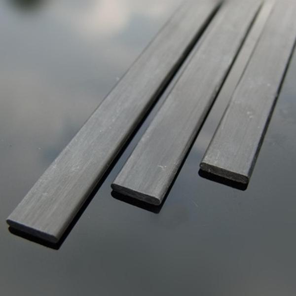 カーボンファイバーストリップRCクワッドコプター用カーボンファイバーロッド2pcs2x10x200mm