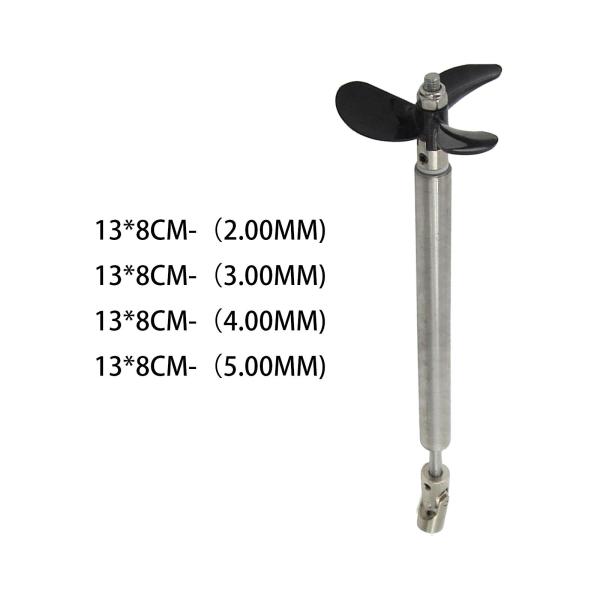 ステンレス鋼RCボートドライブシャフト組み立てキット130mmシャフトアクセサリー2mm