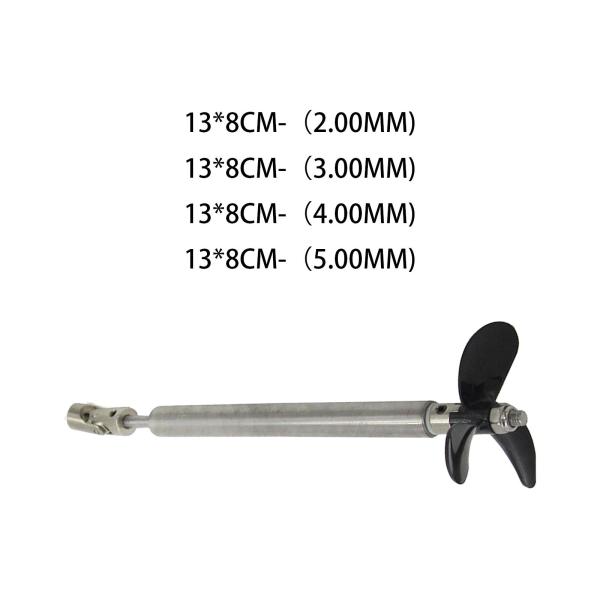 ステンレス鋼RCボートドライブシャフト組み立てキット130mmシャフトアクセサリー2mm
