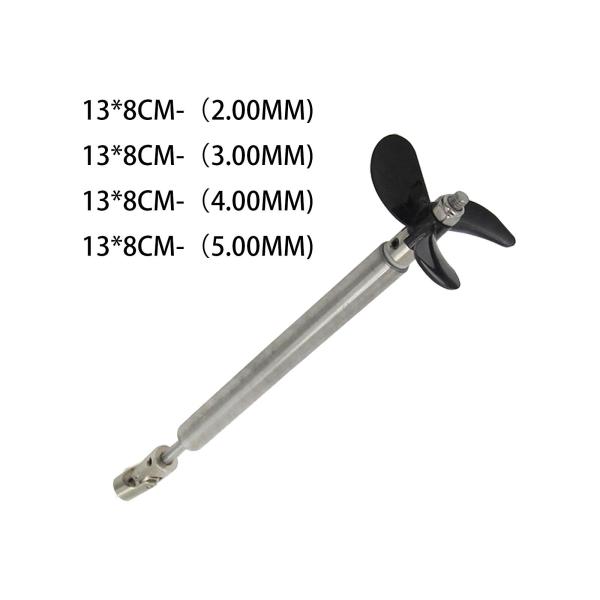 ステンレス鋼RCボートドライブシャフト組み立てキット130mmシャフトアクセサリー2mm