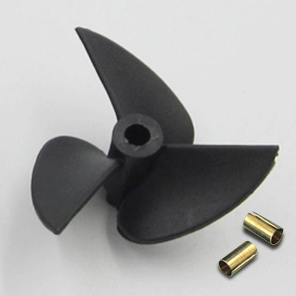 ナイロン RC ボート船船外プロペラ 小道具 4mm シャフト用 リモートコントロール船部品 , 40mm×57mm