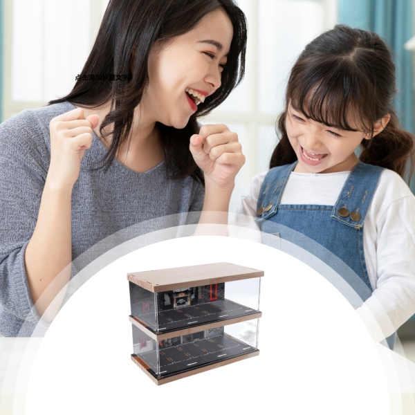 駐車場ディスプレイケース ダイキャストカー ガレージ 防塵コンテナ