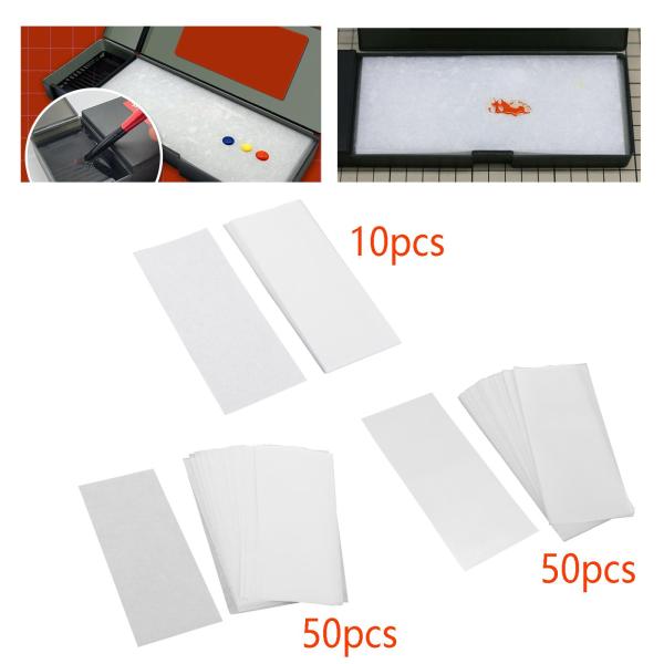 携帯用絵の具 ウエットペーパー アクリル画用 模型用絵の具 10枚入