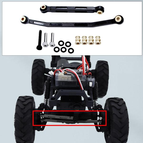 1/24 Fcx24リモートコントロールカースペアパーツ用ステアリングプルアップロッドメタル
