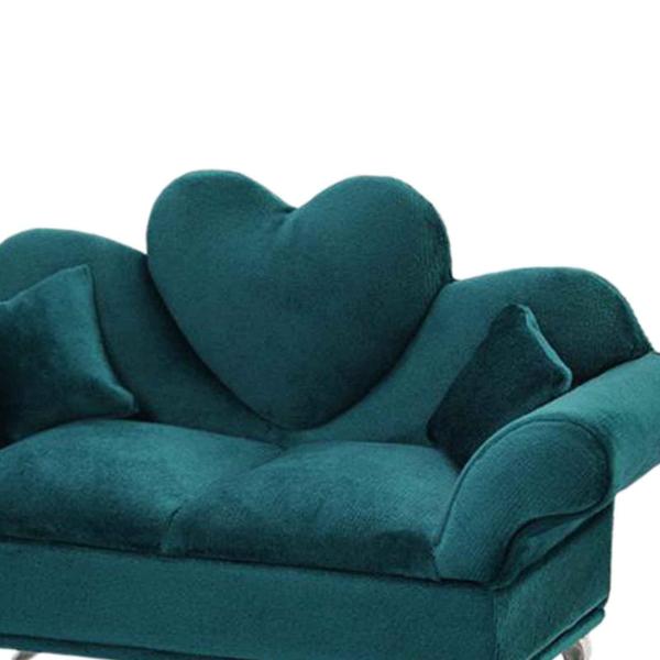 ミニチュアドールアクセサリー ペンダントネックレスハートソファ用ドールハウス家具