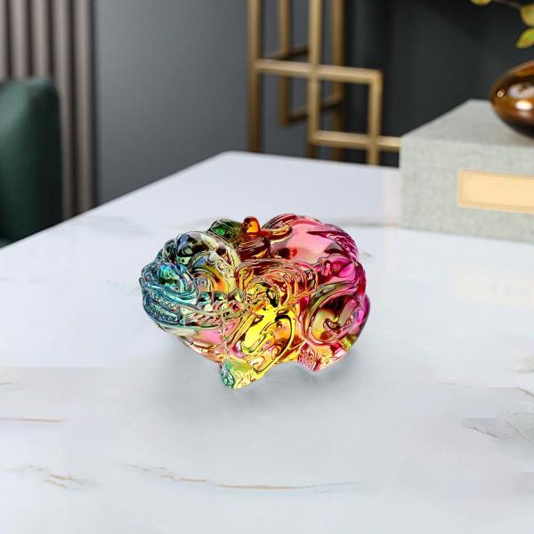 動物の彫像 卓上置物 お祝い 新築祝い マルチ用 ガラス