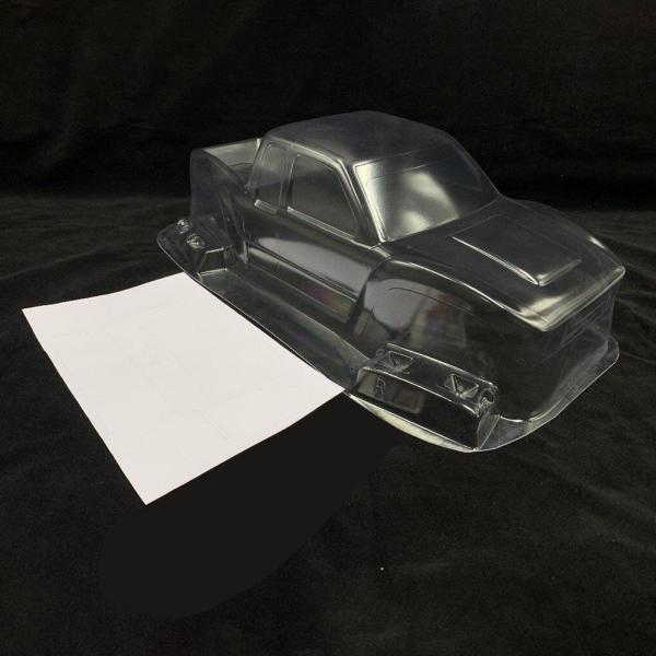 RCカーシャーシ 透明ボディ付き RCカーシェルトラックボディ透明ボディシェル90046 1:10 RC