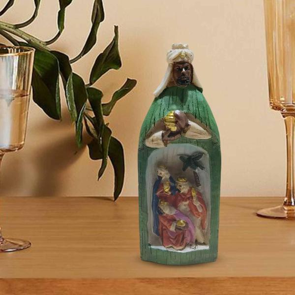 クリスマス キリスト降誕セット キリスト降誕のシーン 彫像 感謝祭 誕生日 研究 グリーン