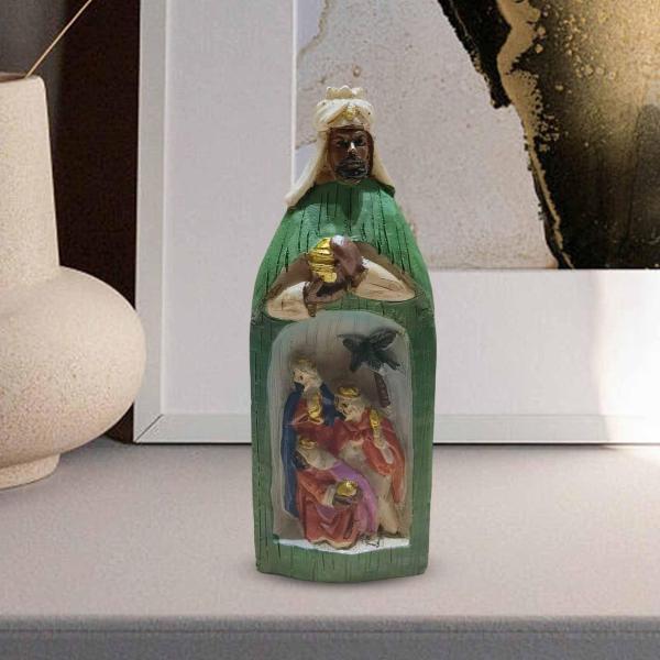 クリスマス キリスト降誕セット キリスト降誕のシーン 彫像 感謝祭 誕生日 研究 グリーン