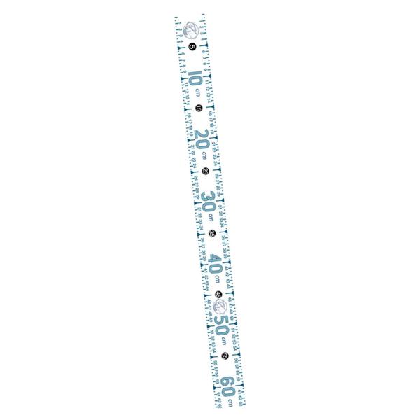 魚測定ツール 51.18 インチ 折りたたみ式釣り定規 ボート ヨット カヤック用 ホワイト B