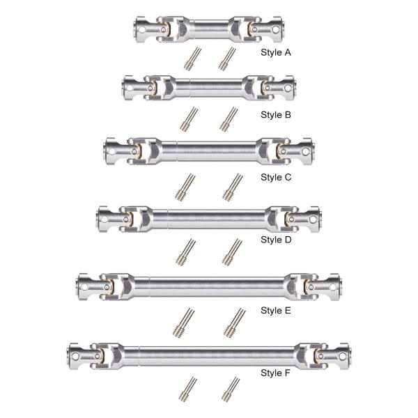 ユニバーサルジョイント内部ドライブ CVD ドライブシャフト SCX10 クローラー 1/10 RC カースタイル A 用