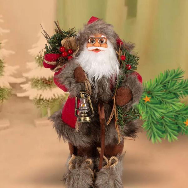 サンタクロースの置物サンタ人形グッズ装飾オーナメントクリスマスツリーの装飾卓上クリスマス装飾結婚式用｜stk-shop｜02