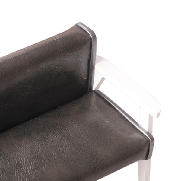 ドールハウス ミニソファ ドールハウス装飾 ジオラマ DIY プロジェクト用 ドールハウス ダークグレー ビッグ