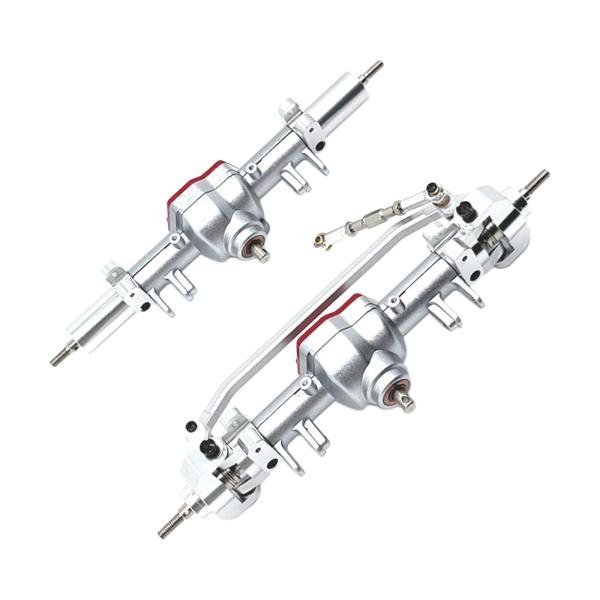 Mn 1/12 mn128 rcカーパーツメタルアップグレードフロントおよび