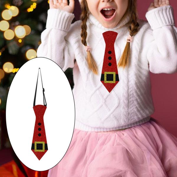 メリークリスマスネクタイ楽しいファンシードレスカーニバル対象年齢3-10歳コスプレベルト
