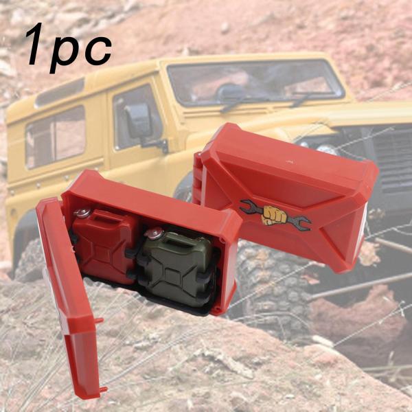 Rc カーツールオーガナイザーボックススーツケース装飾シミュレーションアクセサリー 1/10 スケール RC クローラー車趣味モデル装飾