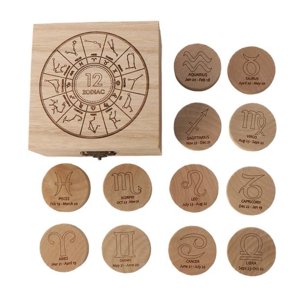 木製ルーンセット占いツールエルダールーンセット魔女ルーンホーム