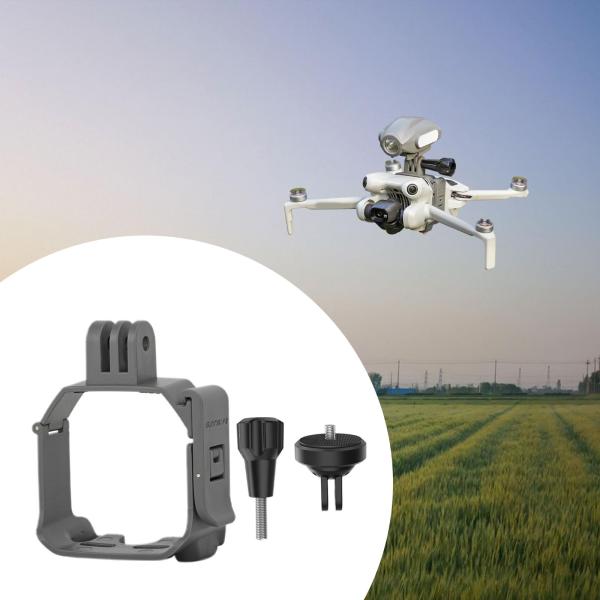 1/4 ネジとナット付きカメラコネクタホルダー、アクション 4/3/2 アクセサリー用ドローンライトブラケットホルダー