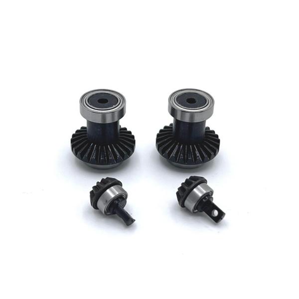1:24スケール アイアンギアアセンブリ改造 RCアクスルギア Fcx24トラックカー用 フロントとリアセット