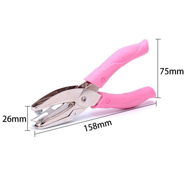 穴あけパンチ 金属製 手動 紙パンチ 文房具 製本 DIY クラフト カード用 星型穴