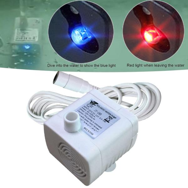 水中ポンプ 静かな噴水ポンプ 水槽用 水耕栽培用 彫像用 ホワイト 12V