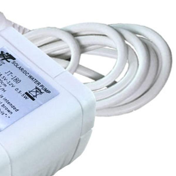 水中ポンプ 静かな噴水ポンプ 水槽用 水耕栽培用 彫像用 ホワイト 12V