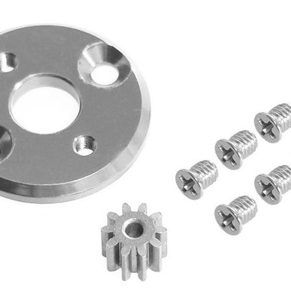 RC 370 モーター ブラケット パーツ MN78 MN82 LC79 1:12 RC クローラー カー 交換用 シルバー