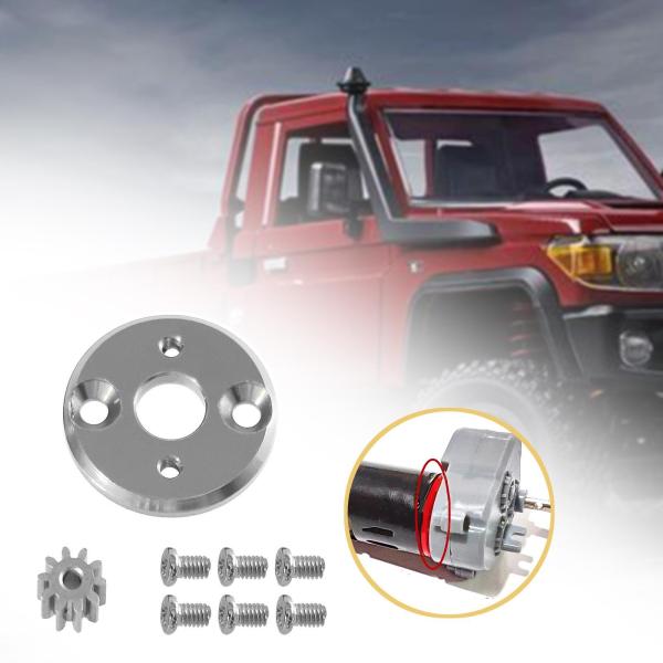 RC 370 モーター ブラケット パーツ MN78 MN82 LC79 1:12 RC クローラー カー 交換用 シルバー