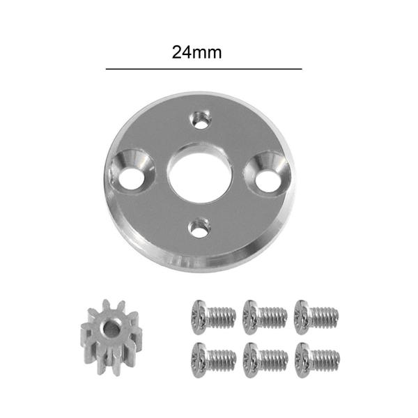 RC 370 モーター ブラケット パーツ MN78 MN82 LC79 1:12 RC クローラー カー 交換用 シルバー