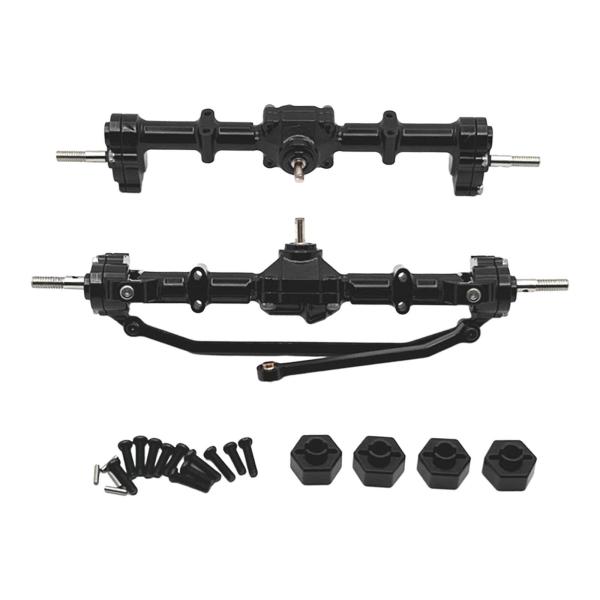 完成車取り外し品　パーツセット　ジャンク品 1:12 フロントおよびリア アクスル ハウジング セット、12mm コネクタ
