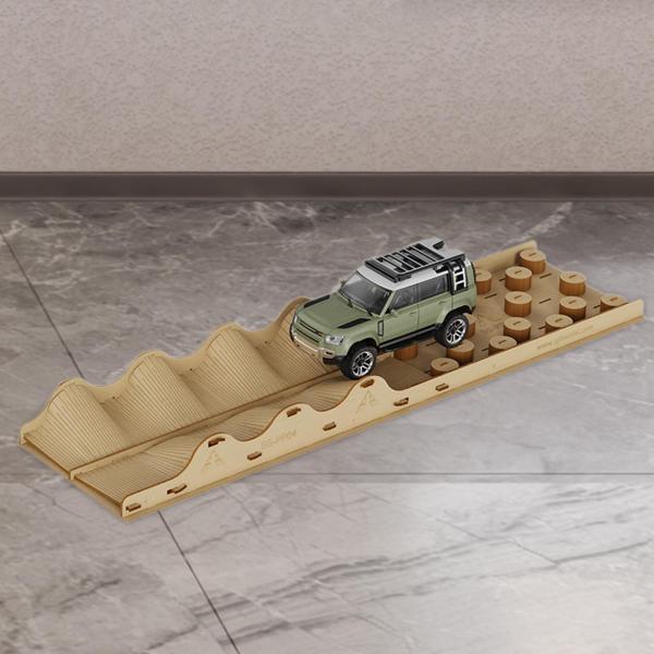 ラジコン用クローラー障害物４点セット 1/18 1/24 WPL RC 等 1/18 1/24 RC クローラー用 ミニ荷物ネット 弾性素材 スケール