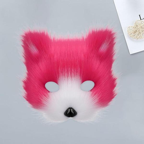 毛皮マスク 動物コスプレマスク 誕生日 ロールプレイング バー 仮面舞踏会 ドレスアップ フェスティバル プロムマスク 面白いコスチュームアクセサリー