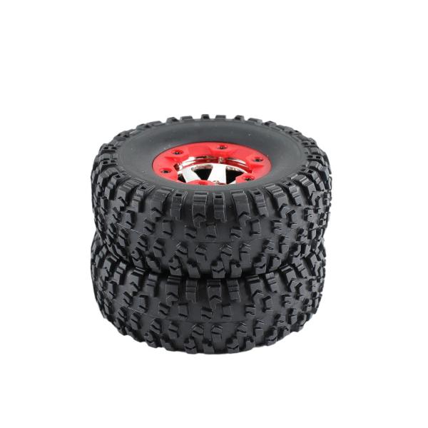 2x 1:12スケールRCカータイヤ、RCスペアパーツ、高性能供給改造交換用アクセサリ、12423 124006 12428トラックカー用