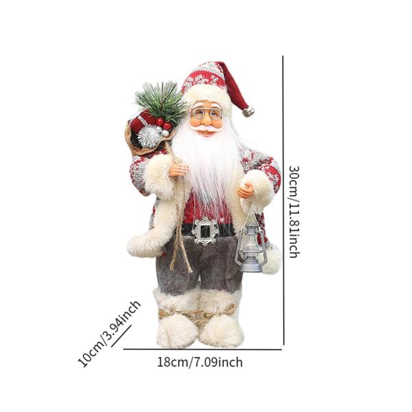 クリスマス ドール テーブル センターピース サンタクロース 置物 屋内 ショップ オフィス D