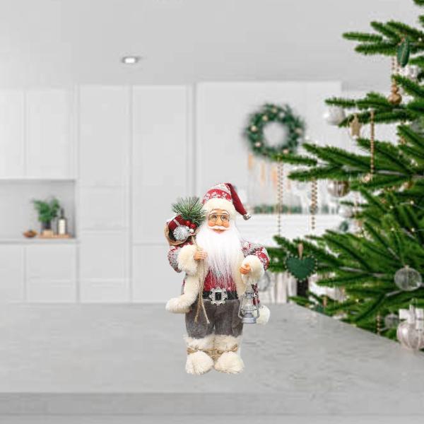 クリスマス ドール テーブル センターピース サンタクロース 置物 屋内 ショップ オフィス D