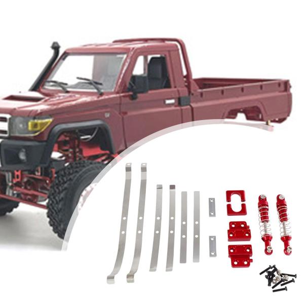 RCカーアップグレードパーツ DIY改造交換パーツ 1/12 RC MN82車両用 赤