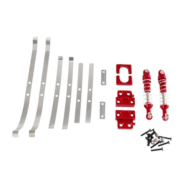 RCカーアップグレードパーツ DIY改造交換パーツ 1/12 RC MN82車両用 赤