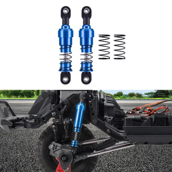 RC ショックアブソーバー アルミ合金 スペアパーツ 1:10 トラック RC ホビーカー用 2個 ブルー