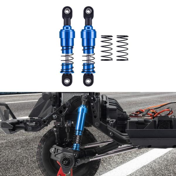 RC ショックアブソーバー アルミ合金 スペアパーツ 1:10 トラック RC ホビーカー用 2個 ブルー