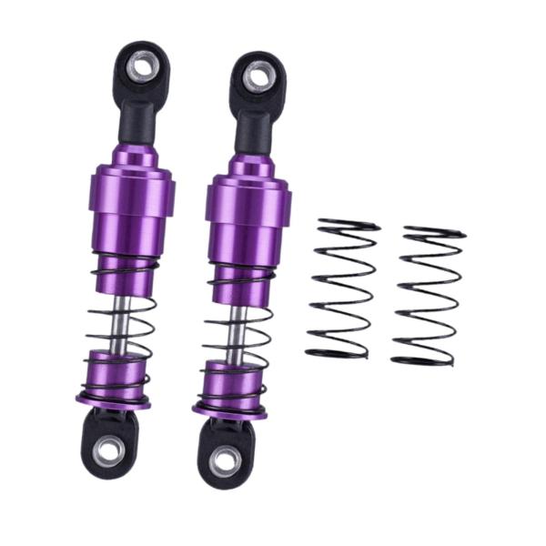 RCカー用 アルミパーツセット パープル 2個 1:10 RCカーショックアブソーバースペアパーツ 交換用