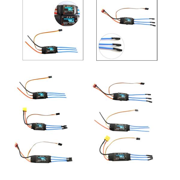 ESC 電動スピードコントローラー交換用ホビーモデル RC 固定翼飛行機 30A