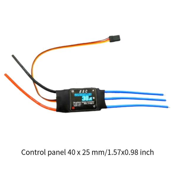 ESC 電動スピードコントローラー交換用ホビーモデル RC 固定翼飛行機 30A
